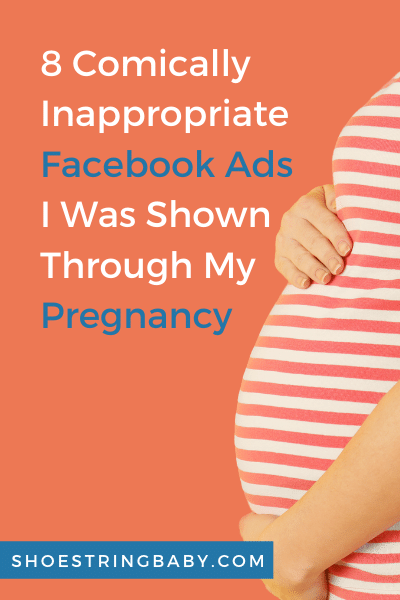 facebook ads shown through my pregnancy