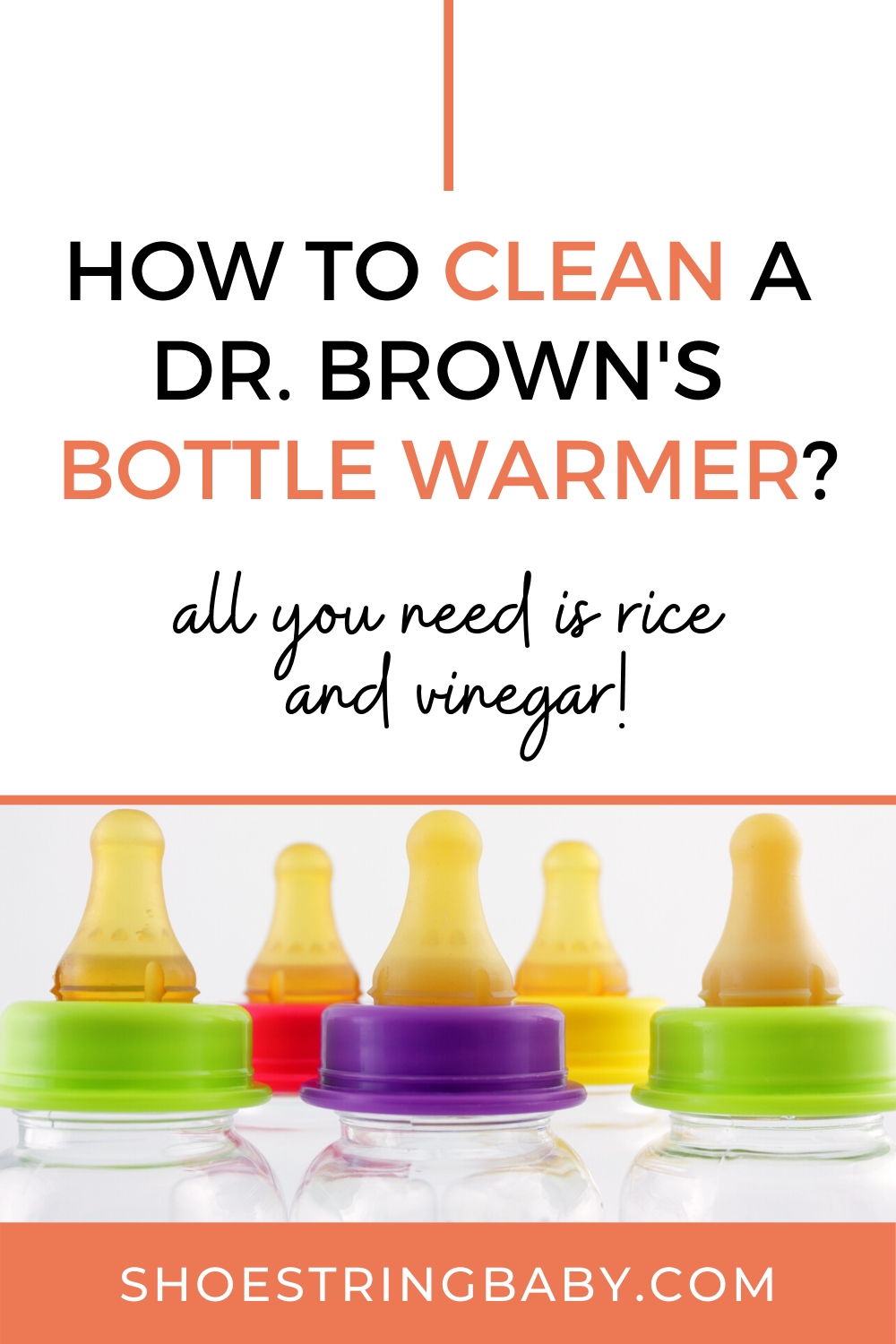 How to Clean a Dr. Brown's Deluxe Bottle Warmer | shoestring baby