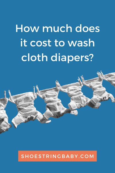 How much does it cost to wash cloth diapers?