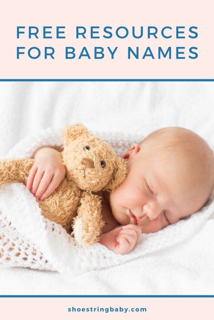 Free resources for unique baby name ideas