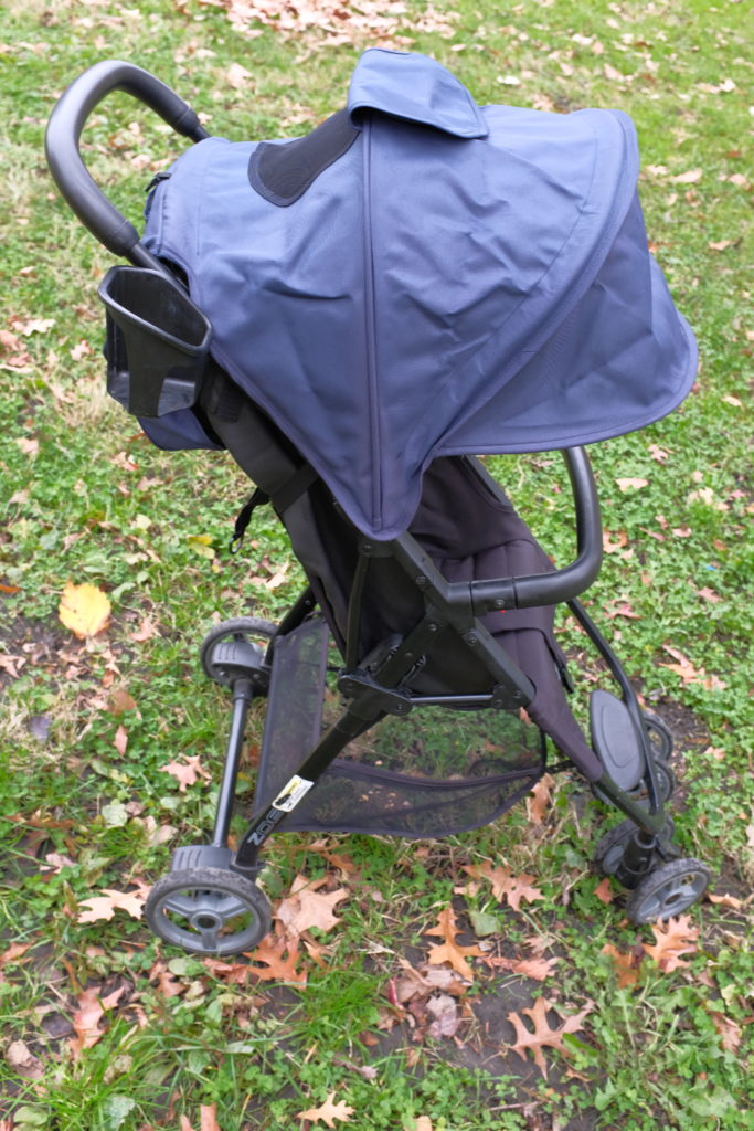Canopy coverage of a Zoe XL1 stroller