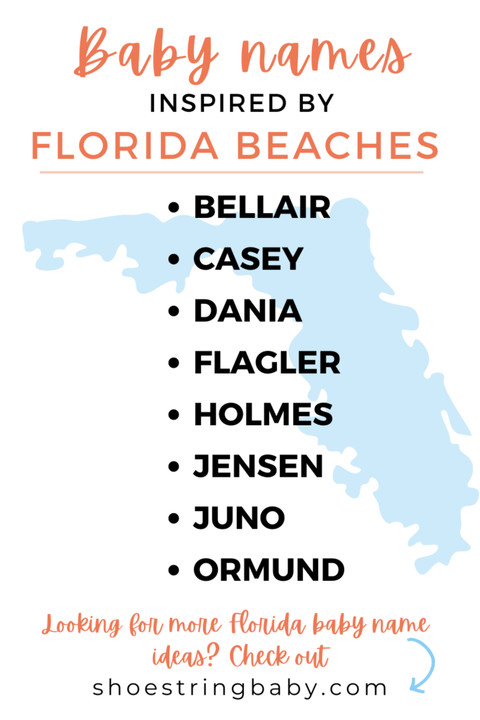 Baby names inspired by beaches