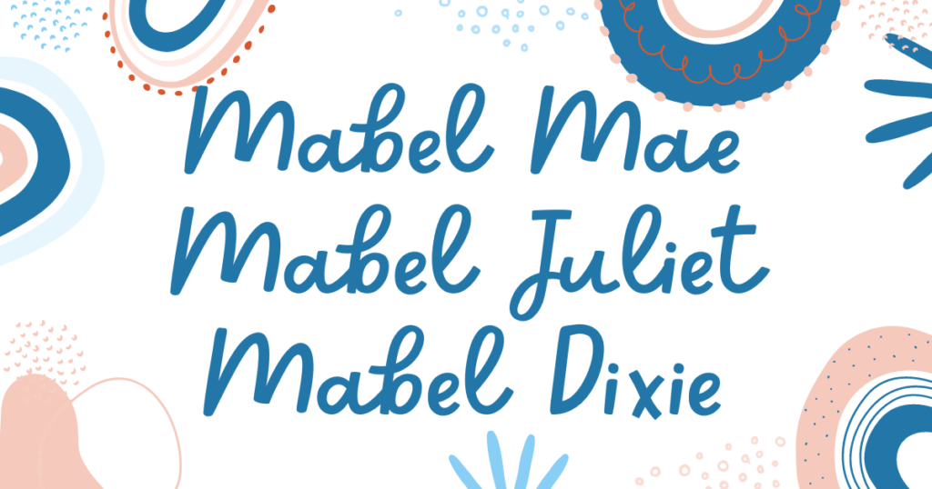 Cute middle names for Mabel