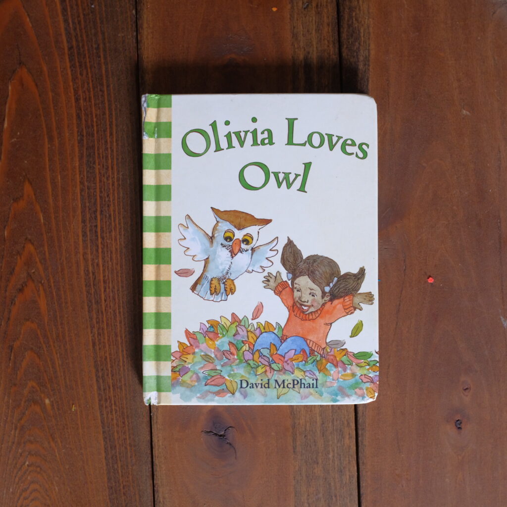 Olivia Loves Owl book over