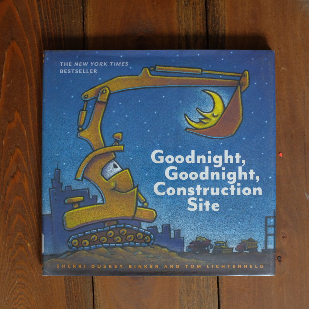 Goodnight goodnight construction site books cover