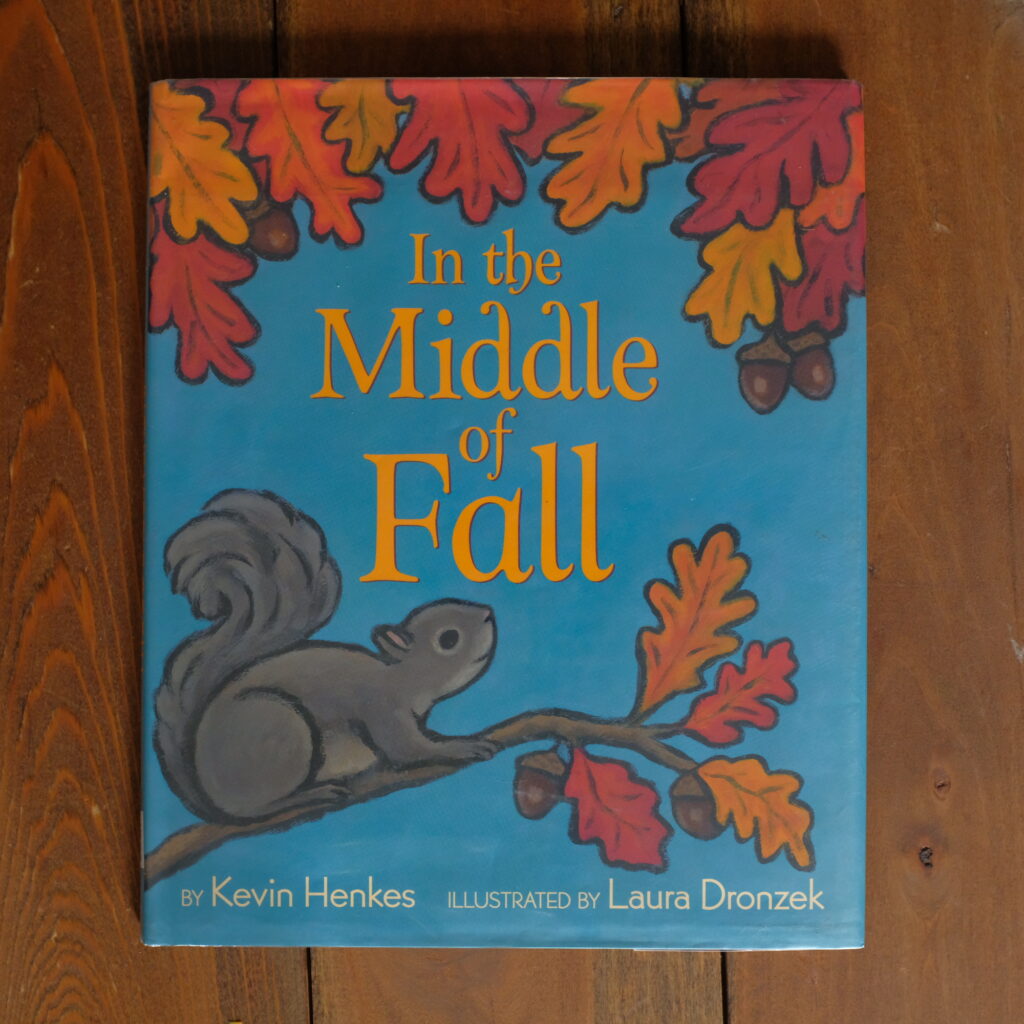 In the Middle of Fall toddler book cover