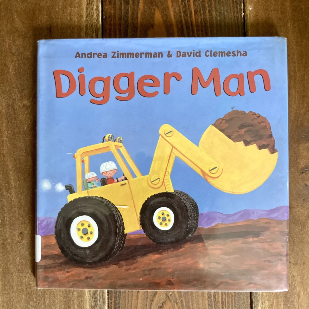 Digger Man Kids Book Cover