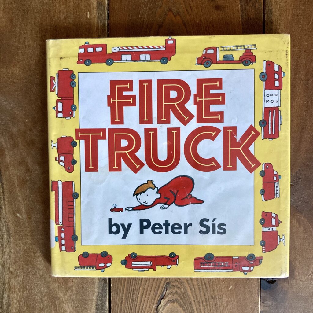Fire Truck book cover by Peter Sis