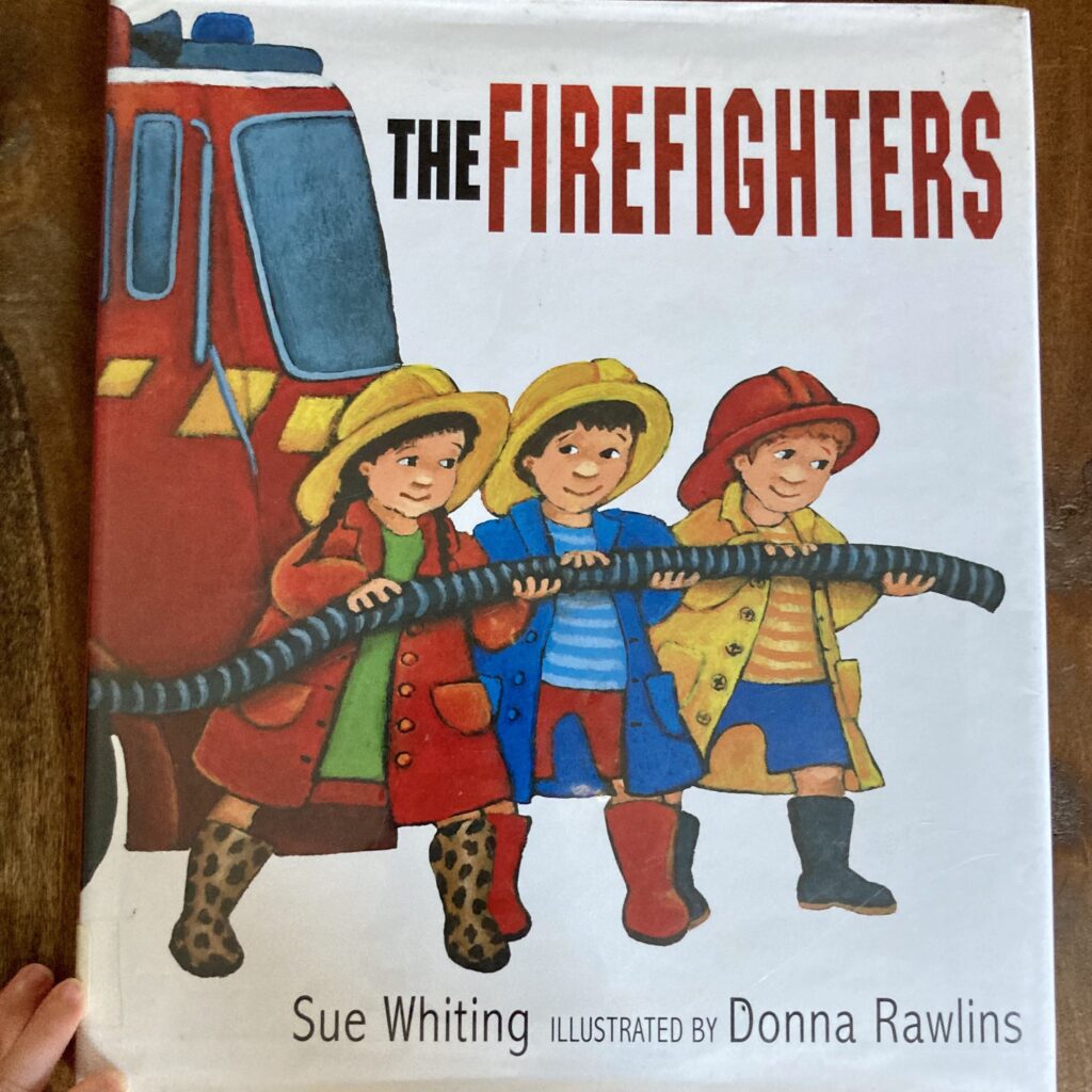 The firefighters kids book cover by whiting