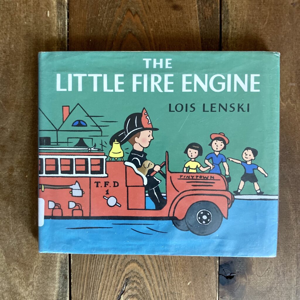 The little fire engine truck book cover by Lois Lenski