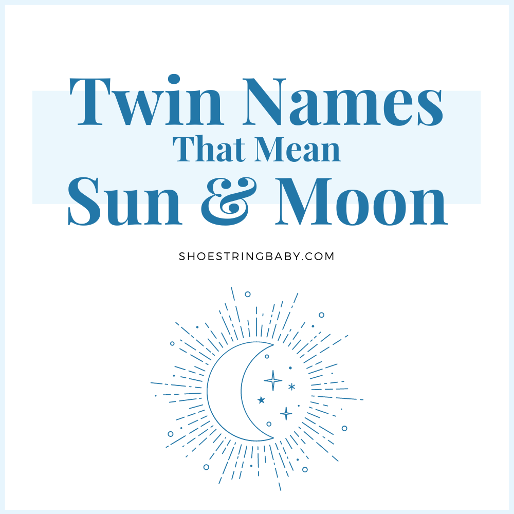 Twin names that mean sun and moon