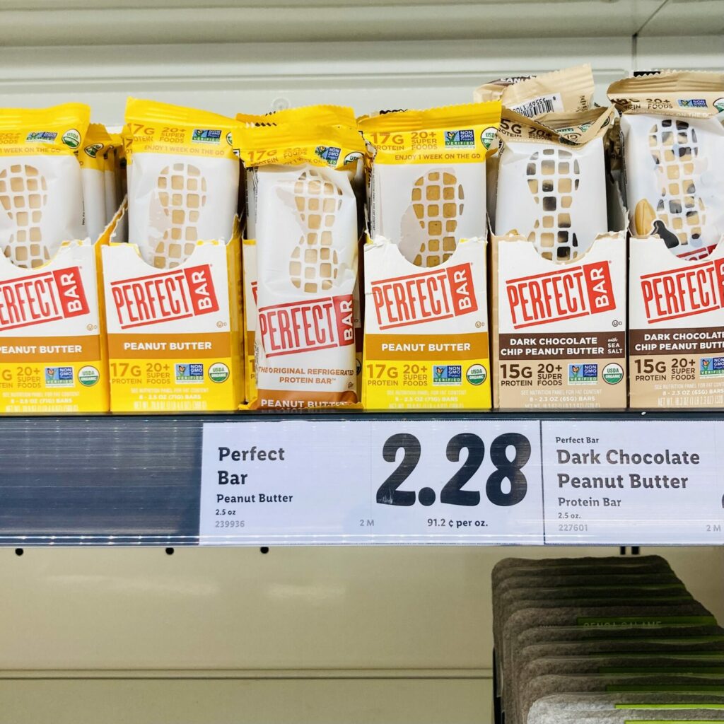 perfect protein bars at lidl