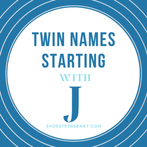 30+ Twin Names That Start with J