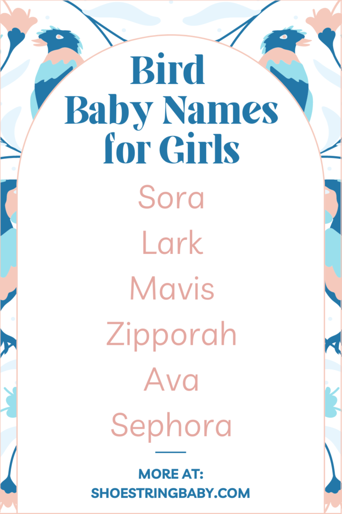 girl bird names that mean