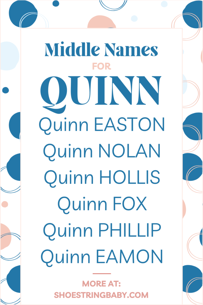 boy middle names for quinn