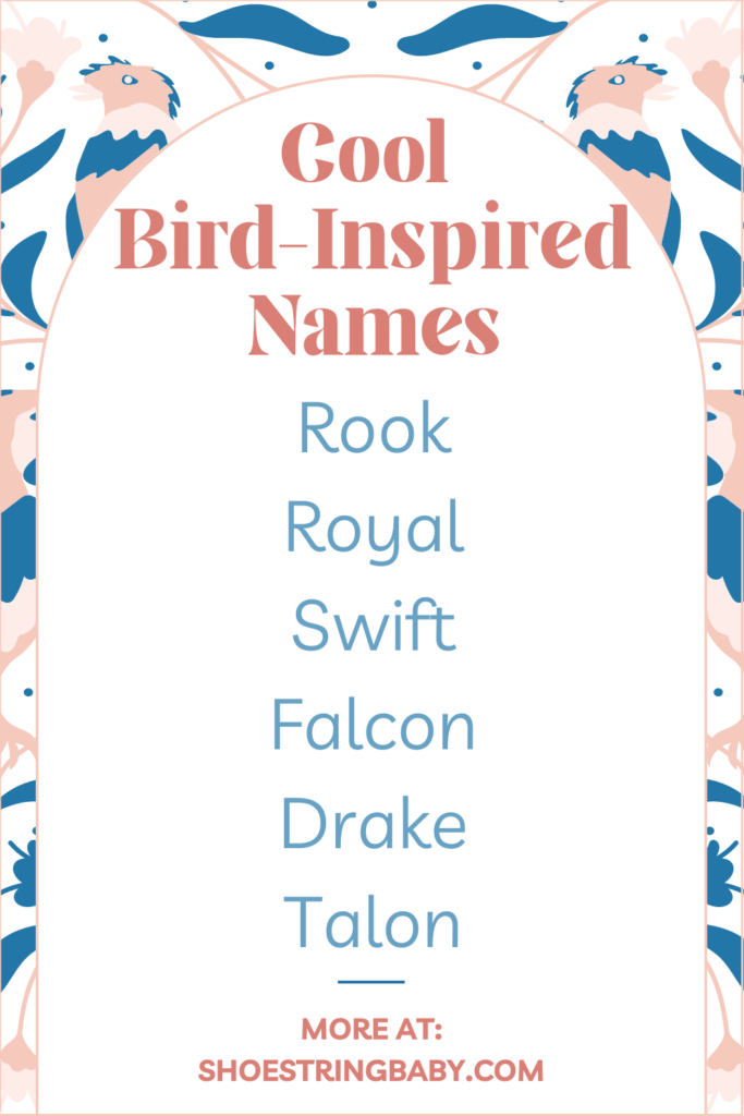 cool bird inspired baby names
