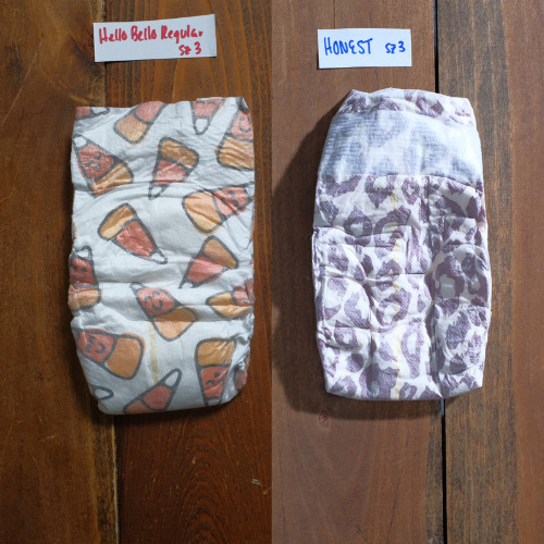 hello bello diaper vs. honest company diaper side by side