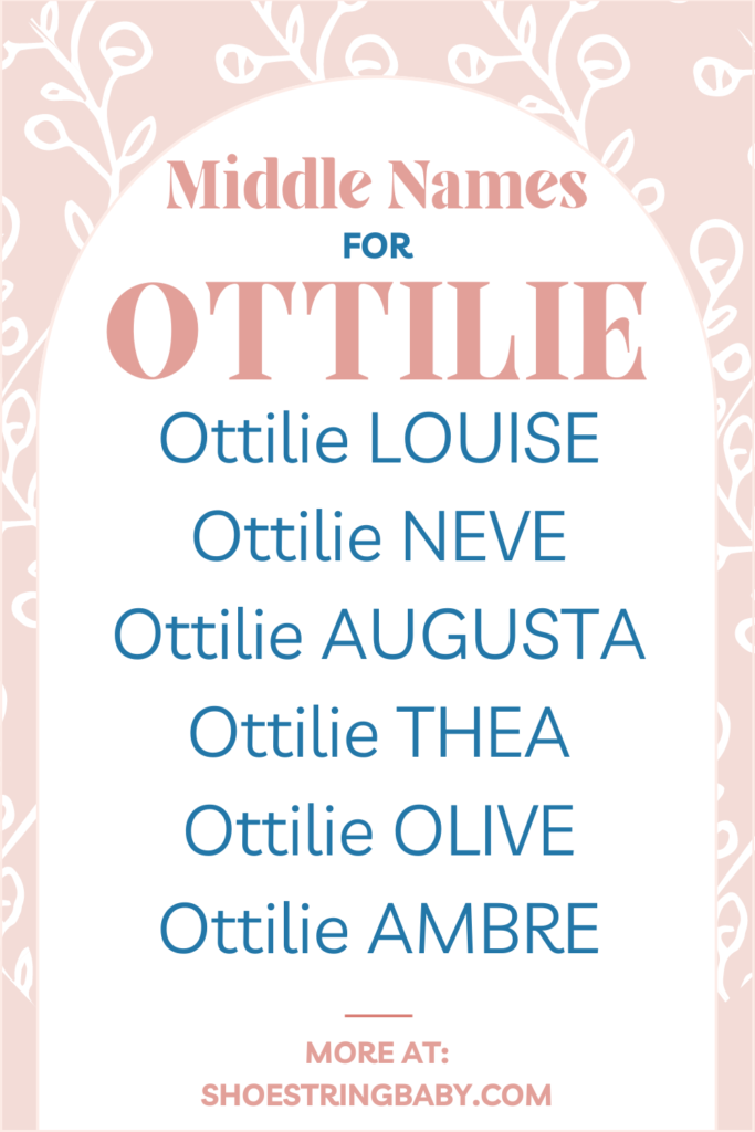list of middle names for ottilie
