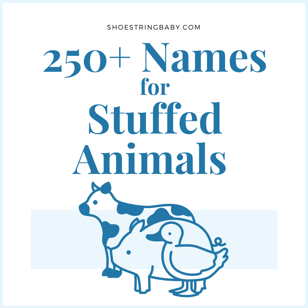 250+ names for stuffed animals
