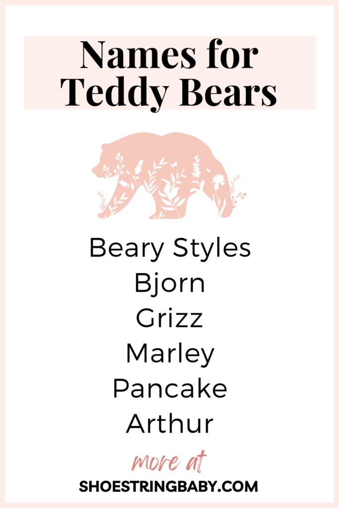list of best names for a teddy bear
