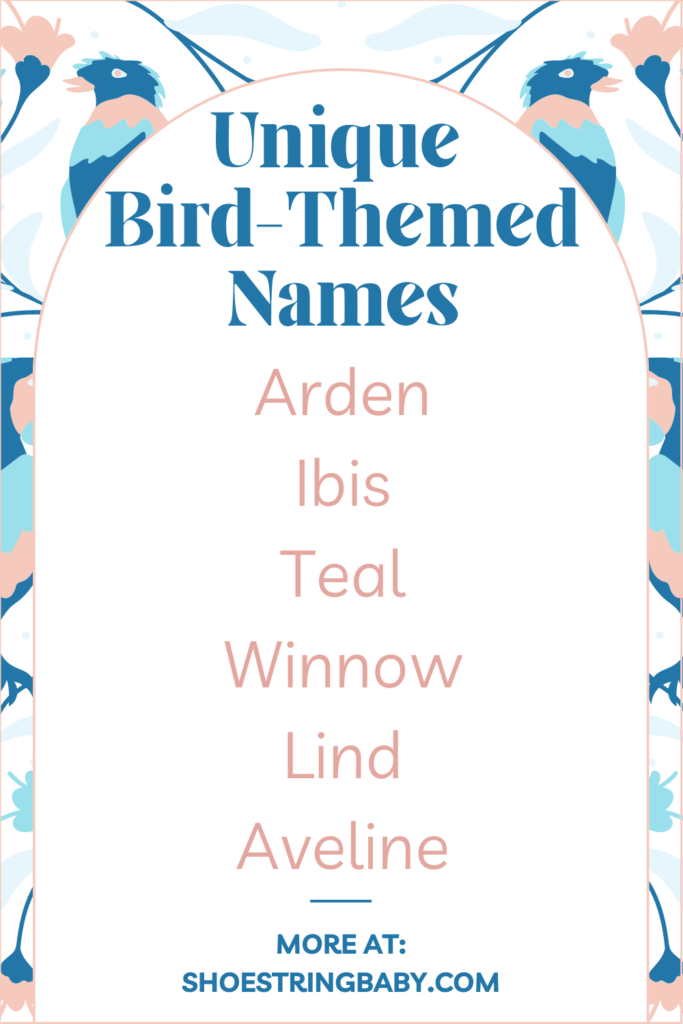 unique names that mean bird