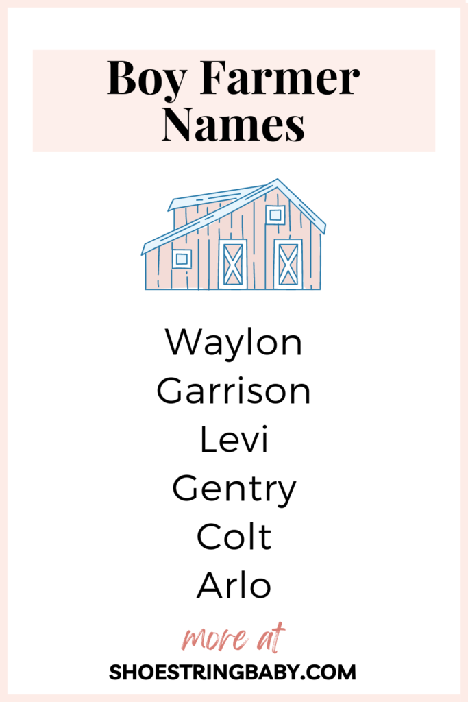 list of farmer names for boys
