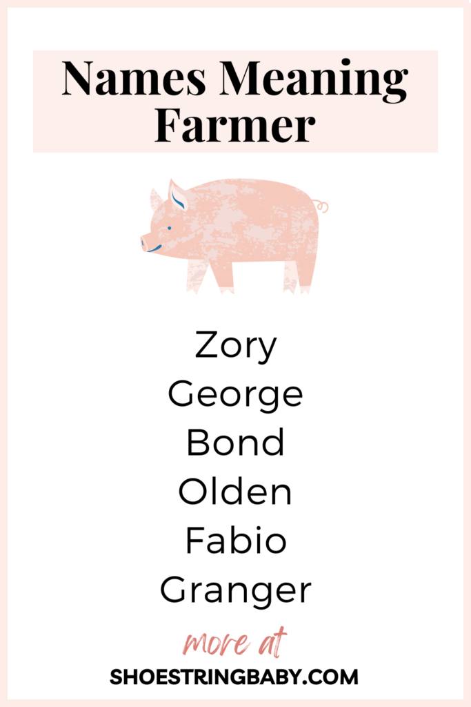 list of names meaning farmer