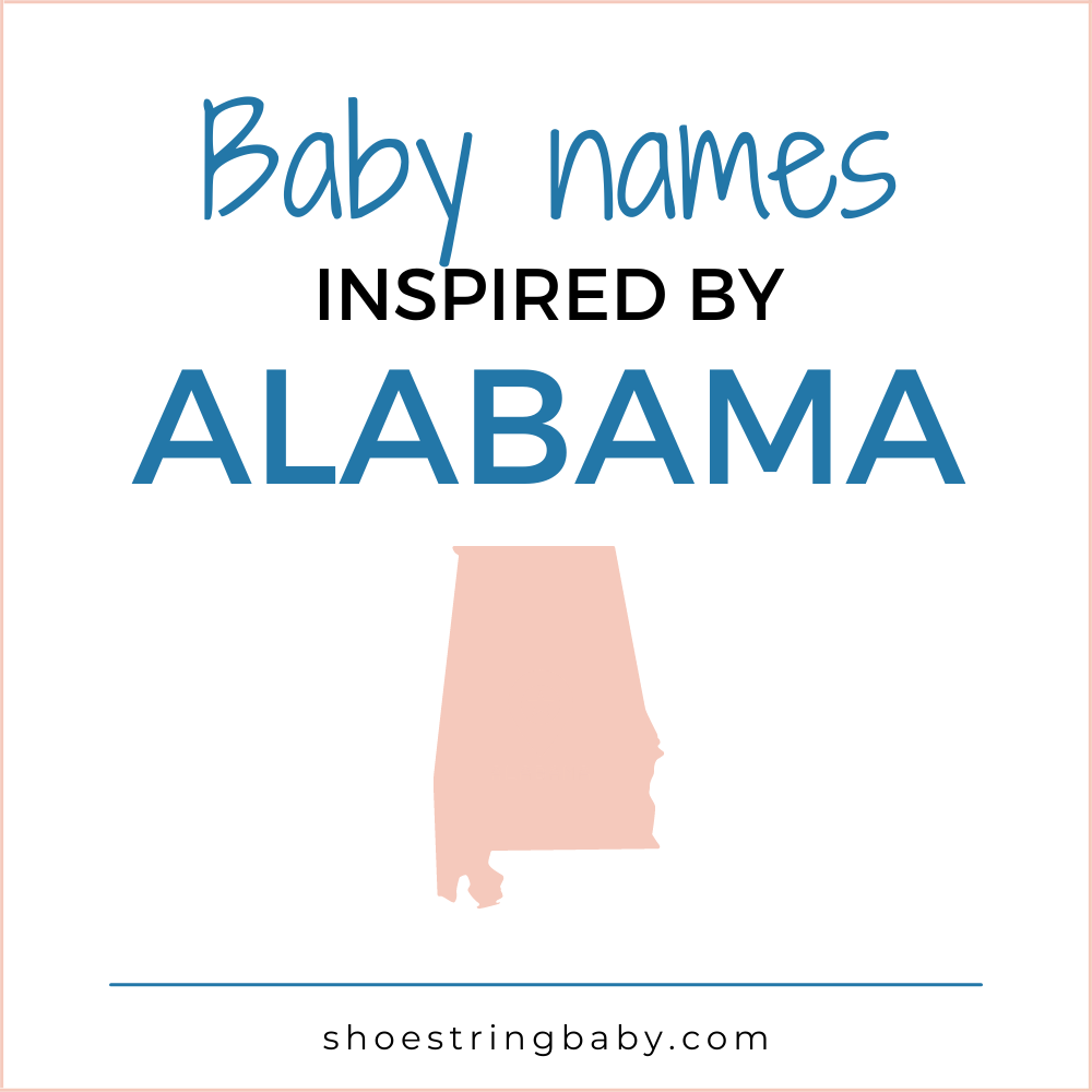 Alabama inspired baby names