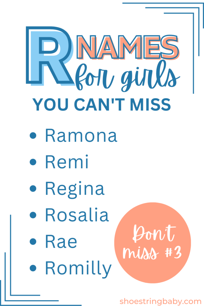 65 Radiant Girl Names That Start With R shoestring baby