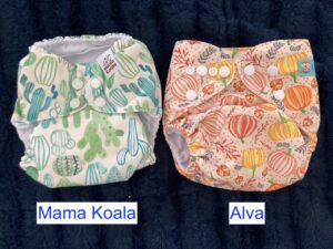 Mama Koala vs. Alva cloth diapers