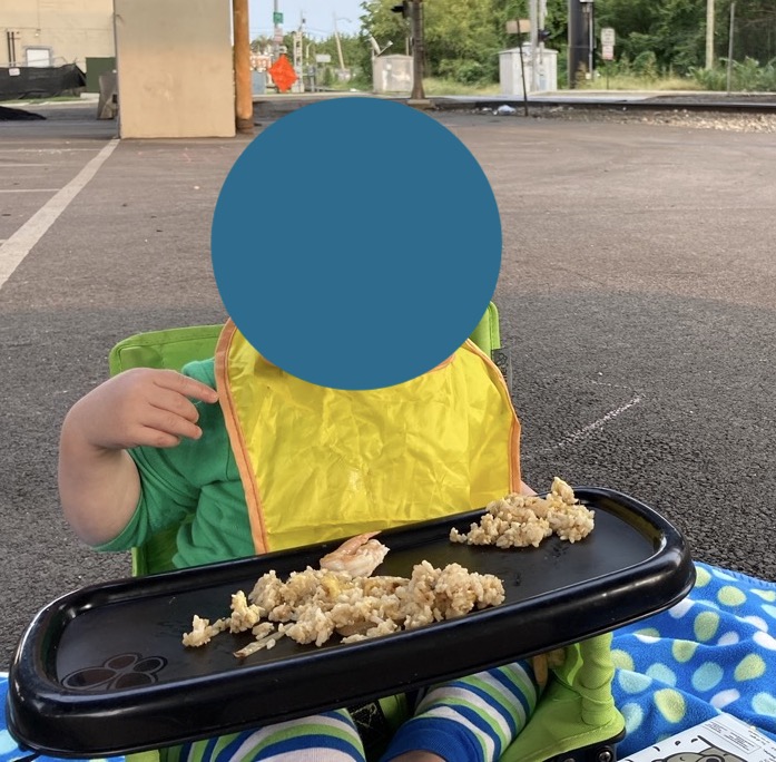 pop and sit portable high chair