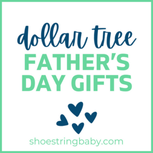 the image is only text that says dollar tree father's day gifts