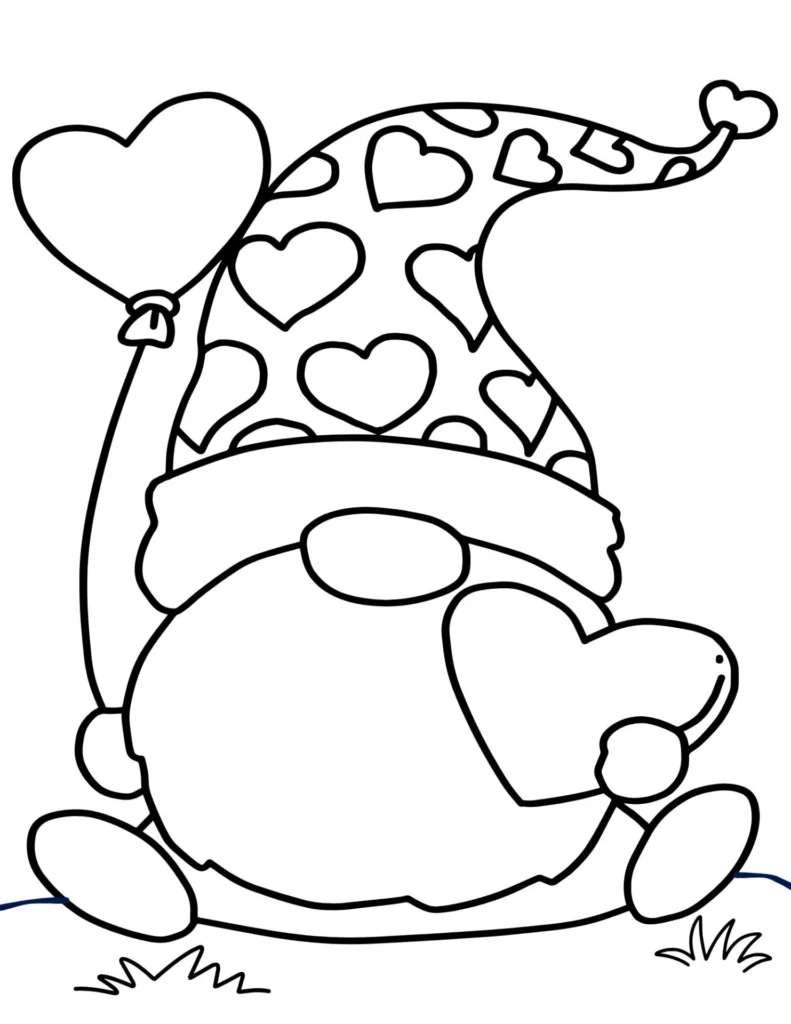 20 Cute Valentine Coloring Pages   Shoestring Baby